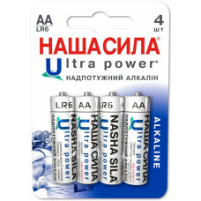 Батарейка НАША СИЛА LR6 Ultra Power 4 шт (6922363162130)