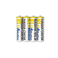 Батарейка НАША СИЛА LR6 Alkaline 4 шт (6922363162932)