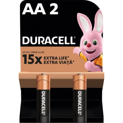 Батарейки Duracell 5015103 AA LR6 1.5V 2 шт (5000394076921)