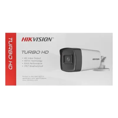 Turbo HD відеокамера Hikvision DS-2CE17H0T-IT5F (С) 3.6мм 5 Мп Білий (12166) Turbo HD відеокамера Hikvision DS-2CE17H0T-IT5F (С) 3.6мм 5 Мп Білий (12166)