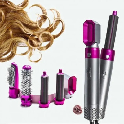 Фен-мультистайлер для укладання волосся No Brand Hot AIR Styler Рожевий (1771627973) Фен-мультистайлер для укладання волосся No Brand Hot AIR Styler Рожевий (1771627973)