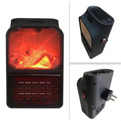 Камін-обігрівач Flame Heater 900 Вт Чорний (2104618714) Камін-обігрівач Flame Heater 900 Вт Чорний (2104618714)