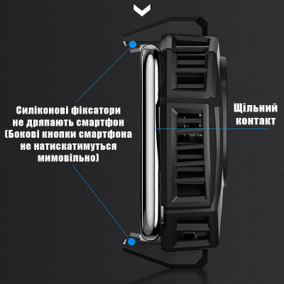 Кулер з екраном для телефону та планшета MEMO DL05 85 мм Black (18521-hbr) Кулер з екраном для телефону та планшета MEMO DL05 85 мм Black (18521-hbr)