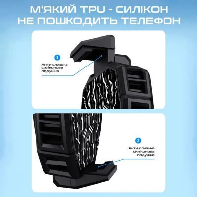Кулер з екраном для телефону та планшета MEMO DL05 85 мм Black (18521-hbr) Кулер з екраном для телефону та планшета MEMO DL05 85 мм Black (18521-hbr)
