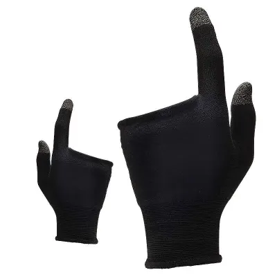 Игровые сенсорные перчатки для телефона и планшета MEMO GG02 One Size Black (18548-hbr)