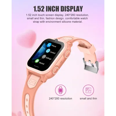 Смарт-годинник Wonlex CT21 WI-FI GPS SIM Pink (18556-hbr)