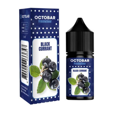 Набор компонентов для самозамеса солевой заправки Octobar Fresh & Sour 10 мл Black Currant 0-50 мг (18495-hbr)