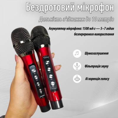 Портативная караоке-система Inspire YS-208 Red Портативная караоке-система Inspire YS-208 Red
