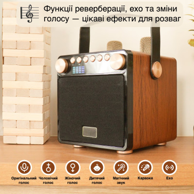 Портативная караоке-система Inspire YS-601 Wood Портативная караоке-система Inspire YS-601 Wood