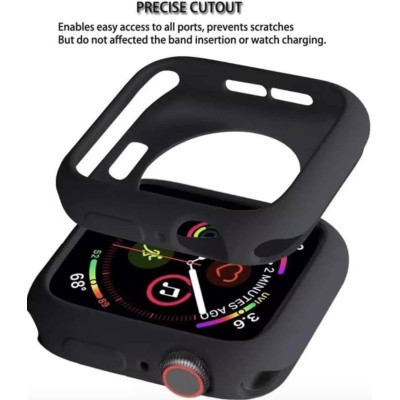 Защитный чехол Choice Apple Watch 46 мм Черный (1544830832) Защитный чехол Choice Apple Watch 46 мм Черный (1544830832)