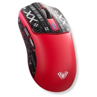Мышь беспроводная игровая Aula SC580 Print PAW3325 12000 DPI 2,4G Bluetooth Red Мышь беспроводная игровая Aula SC580 Print PAW3325 12000 DPI 2,4G Bluetooth Red