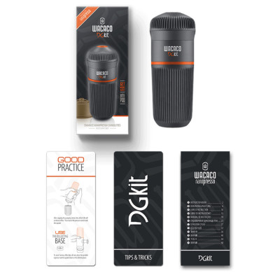 Набор аксессуаров DG Kit для кофеварки Wacaco Nanopresso чашка и адаптер для капсул 140 мл Черный (2772954010) Набор аксессуаров DG Kit для кофеварки Wacaco Nanopresso чашка и адаптер для капсул 140 мл Черный (2772954010)
