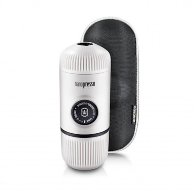 Еспресо-кавоварка Wacaco Nanopresso 18 бар 80 мл Біло-чорний (2772983584)