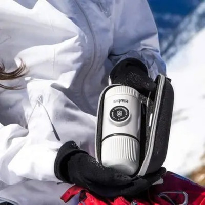 Эспрессо-кофеварка Wacaco Nanopresso 18 бар 80 мл Бело-черный (2772983584) Эспрессо-кофеварка Wacaco Nanopresso 18 бар 80 мл Бело-черный (2772983584)