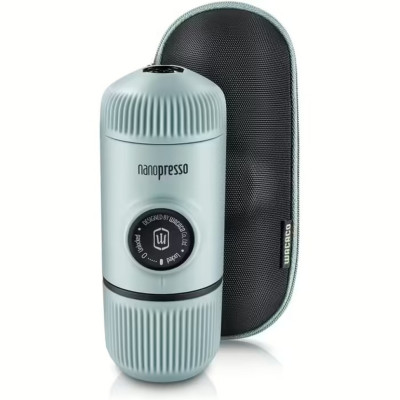 Еспресо-кавоварка Wacaco Nanopresso 18 бар 80 мл Чорно-бірюзовий (2772991931)