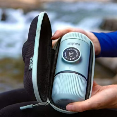 Эспрессо-кофеварка Wacaco Nanopresso 18 бар 80 мл Черно-бирюзовый (2772991931) Эспрессо-кофеварка Wacaco Nanopresso 18 бар 80 мл Черно-бирюзовый (2772991931)