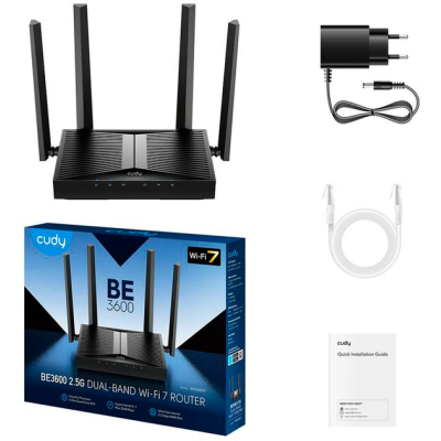 Маршрутизатор Cudy WR11000 2.5G Tri-Band Wi-Fi 7 Mesh Router (2791028214) Маршрутизатор Cudy WR11000 2.5G Tri-Band Wi-Fi 7 Mesh Router (2791028214)
