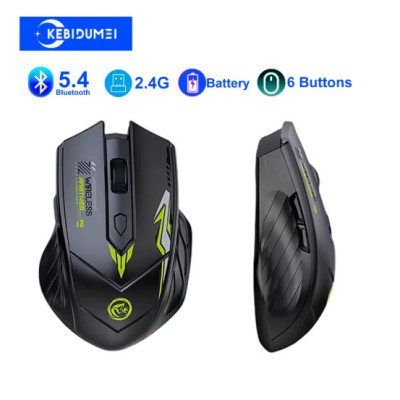 Миша No Brand Gaming Mouse Bluetooth + 2.4G Чорний (SH0000366) Миша No Brand Gaming Mouse Bluetooth + 2.4G Чорний (SH0000366)