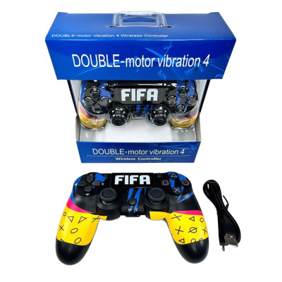 Игровой контроллер беспроводной Double Motor Vibration 4 Wireless Controller PS4/PC FIFA (2104618740) Игровой контроллер беспроводной Double Motor Vibration 4 Wireless Controller PS4/PC FIFA (2104618740)