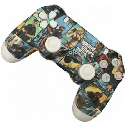Игровой контроллер беспроводной Double Motor Vibration 4 Wireless Controller PS4/PC Grand theft Auto (2104618743) Игровой контроллер беспроводной Double Motor Vibration 4 Wireless Controller PS4/PC Grand theft Auto (2104618743)