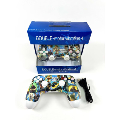 Игровой контроллер беспроводной Double Motor Vibration 4 Wireless Controller PS4/PC Grand theft Auto (2104618743) Игровой контроллер беспроводной Double Motor Vibration 4 Wireless Controller PS4/PC Grand theft Auto (2104618743)
