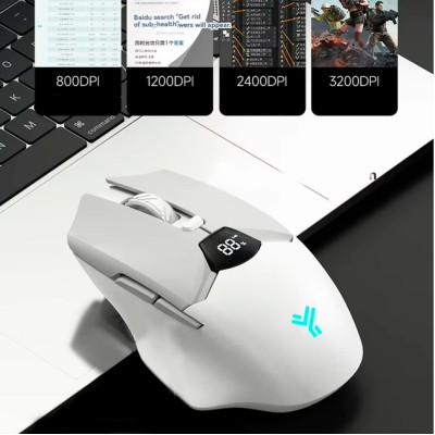 Миша No Brand SX01 600 мАг Bluetooth Білий (SH0000372) Миша No Brand SX01 600 мАг Bluetooth Білий (SH0000372)
