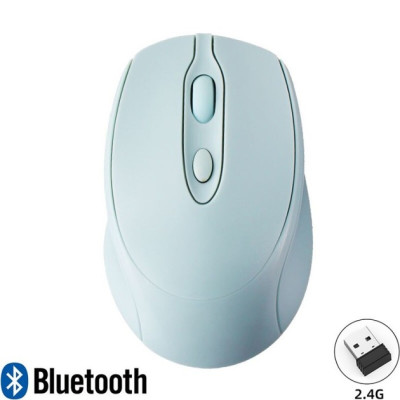 Миша No Brand Sensitive Bluetooth Mouse 2.4G Dual-Mode Blue (SH0000376) Миша No Brand Sensitive Bluetooth Mouse 2.4G Dual-Mode Blue (SH0000376)