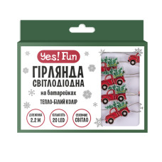 Электрогирлянда YES! Fun Авто Санты 20 LED 2.2 м Тепло-белый (801207)