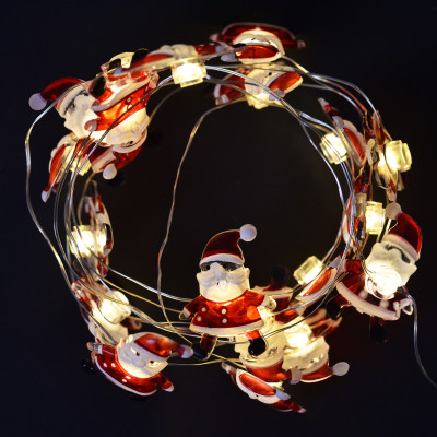 Електрогірлянда YES! Fun Санта 20 LED 2.2 м Тепло-білий (801211) Електрогірлянда YES! Fun Санта 20 LED 2.2 м Тепло-білий (801211)