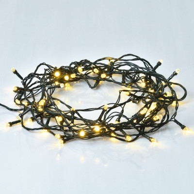 Электрогирлянда YES! Fun Бриллиант 8 мм 80 LED 8 м Тепло-белый (975052)