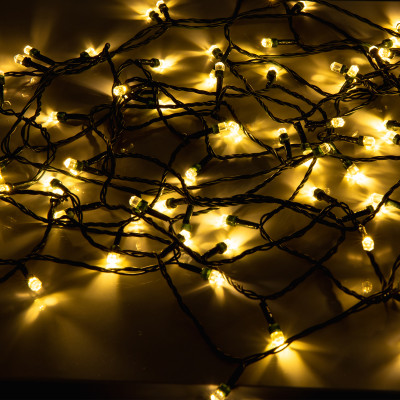 Електрогірлянда YES! Fun Діамант 8 мм 80 LED 8 м Тепло-білий (975052) Електрогірлянда YES! Fun Діамант 8 мм 80 LED 8 м Тепло-білий (975052)
