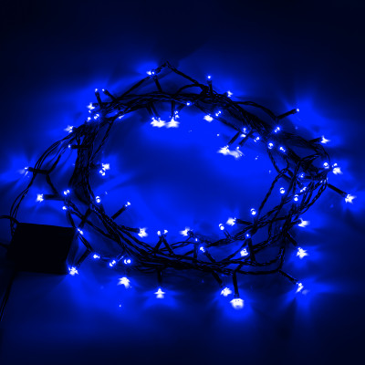 Электрогирлянда YES! Fun Нить 70 LED 4.9 м Синий (974843) Электрогирлянда YES! Fun Нить 70 LED 4.9 м Синий (974843)