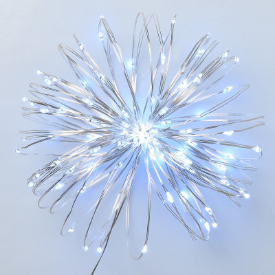Электрогирлянда YES! Fun USB Нить 100 LED 10 м Холодно-белый (975036)
