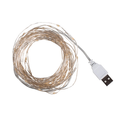 Электрогирлянда YES! Fun USB Нить 100 LED 10 м Холодно-белый (975036) Электрогирлянда YES! Fun USB Нить 100 LED 10 м Холодно-белый (975036)