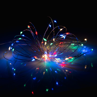 Электрогирлянда YES! Fun USB Нить 50 LED 5 м Разноцветный (975039) Электрогирлянда YES! Fun USB Нить 50 LED 5 м Разноцветный (975039)