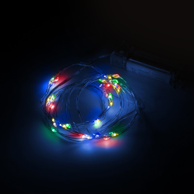 Электрогирлянда YES! Fun Нить 60 LED 6 м Разноцветный (975031) Электрогирлянда YES! Fun Нить 60 LED 6 м Разноцветный (975031)