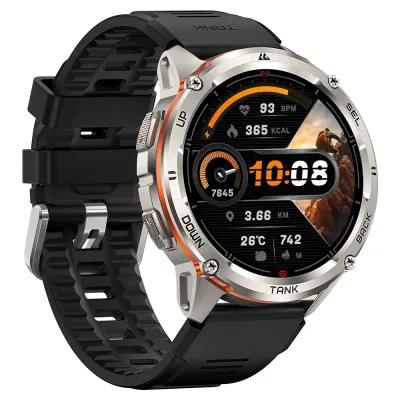 Тактические смарт-часы Kospet Tank T3 Ultra 2 GPS Silver (18654-hbr) Тактические смарт-часы Kospet Tank T3 Ultra 2 GPS Silver (18654-hbr)