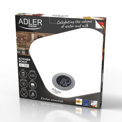 Ваги кухонні Adler AD 3180 Білий (117624461) Ваги кухонні Adler AD 3180 Білий (117624461)