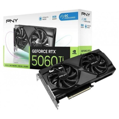 Видеокарта PNY GeForce RTX 5060 Ti Dual Fan 8GB OC (2814372640)