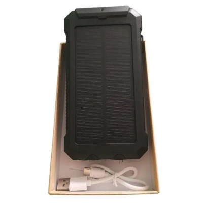 Внешний повербанк Solar Power Bank 30000 мА/ч с компасом Черный (2104618804) Внешний повербанк Solar Power Bank 30000 мА/ч с компасом Черный (2104618804)