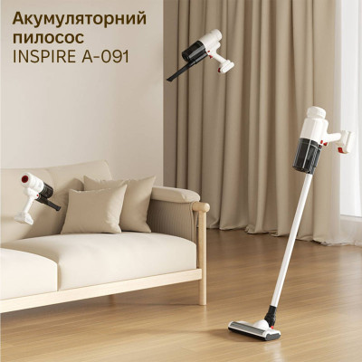 Аккумуляторный пылесос Inspire A-091-1 White Аккумуляторный пылесос Inspire A-091-1 White