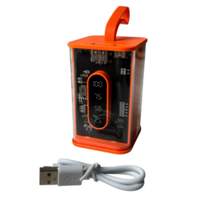 Портативный повербанк No Brand Power Bank 10000 mAh Оранжевый (2104618813) Портативный повербанк No Brand Power Bank 10000 mAh Оранжевый (2104618813)