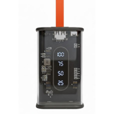 Портативный повербанк No Brand Power Bank 10000 mAh Серый (2104618814)
