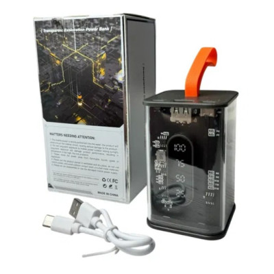 Портативный повербанк No Brand Power Bank 10000 mAh Серый (2104618814) Портативный повербанк No Brand Power Bank 10000 mAh Серый (2104618814)