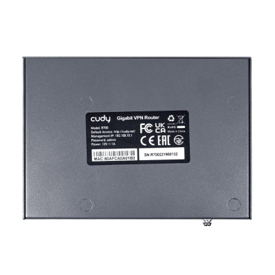 Маршрутизатор Cudy R700 Gigabit Multi-WAN VPN Чорний (2801291280) Маршрутизатор Cudy R700 Gigabit Multi-WAN VPN Чорний (2801291280)