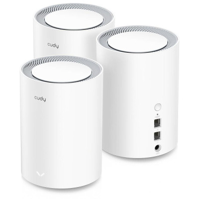 Маршрутизатор дводіапазонний гігабітний Cudy M1800 WiFi Mesh WiFi 6 AX1800 3-Pack (2804623103)