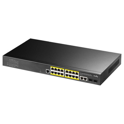 PoE-коммутатор управляемый гигабитный Cudy GS2018PS2 L2 200W 21 порт (2806212242)