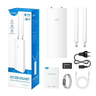 Точка доступа двухдиапазонная Cudy AP1300 WiFi 5 Outdoor Mesh (2806475510) Точка доступа двухдиапазонная Cudy AP1300 WiFi 5 Outdoor Mesh (2806475510)