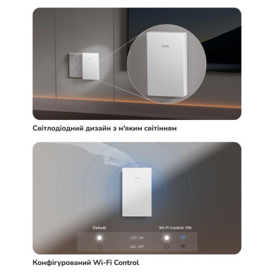 Точка доступа двухдиапазонная Cudy AP1300 Wall WiFi 5 Mesh AC1200 (2806607095) Точка доступа двухдиапазонная Cudy AP1300 Wall WiFi 5 Mesh AC1200 (2806607095)