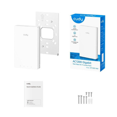 Точка доступа двухдиапазонная Cudy AP1300 Wall WiFi 5 Mesh AC1200 (2806607095) Точка доступа двухдиапазонная Cudy AP1300 Wall WiFi 5 Mesh AC1200 (2806607095)